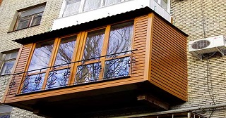 Внешняя отделка балкона Коркино цена от 1047 руб. м/2.
