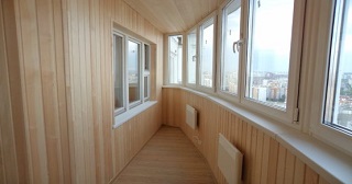 Внутренняя отделка лоджии Коркино, цена от 210 руб. м2